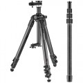 Manfrotto Virtual Reality Carbon Fiber 3-Section Tripod and Carbon Fiber Boom Pole for VR Camera Mounting Kit