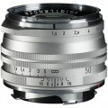 Voigtlander Nokton 50mm f/1.5 Aspherical II MC Lens (Silver)
