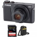 Canon PowerShot G9 X Mark II Digital Camera with Free Accessory Kit (Black)