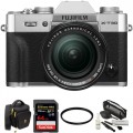 FUJIFILM X-T30 Mirrorless Digital Camera with 18-55mm Lens and Accessories Kit (Silver)