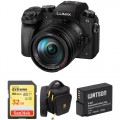 Panasonic Lumix DMC-G7 Mirrorless Micro Four Thirds Digital Camera with 14-140mm Lens and Accessory Kit (Black)