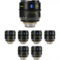 ZEISS Supreme Prime Radiance Sapphire 7-Lens Kit (PL, Meters)