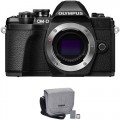 Olympus OM-D E-M10 Mark III Mirrorless Digital Camera Body with Starter Kit (Black)