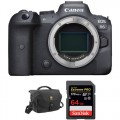 Canon EOS R6 Mirrorless Digital Camera Body with Free Accessory Kit