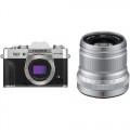 FUJIFILM X-T30 Mirrorless Digital Camera with 50mm f/2 Lens Kit (Silver)