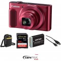 Canon PowerShot SX620 HS Digital Camera Deluxe Kit (Red)