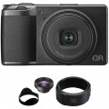 Ricoh GR III Digital Camera with GW-4 Wide Conversion Lens Kit