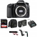 Canon EOS 80D DSLR Camera Video Kit
