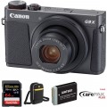 Canon PowerShot G9 X Mark II Digital Camera Deluxe Kit (Black)
