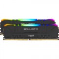 Crucial 64GB Ballistix RGB DDR4 3600 MHz UDIMM Gaming Desktop Memory Kit (2 x 32GB, Black)
