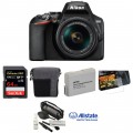Nikon D3500 DSLR Camera with 18-55mm Lens Deluxe Kit