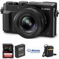 Panasonic Lumix DMC-LX100 Digital Camera Deluxe Kit (Black)