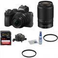 Nikon Z 50 Mirrorless Digital Camera with 16-50mm and 50-250mm Lenses and Accessories Kit