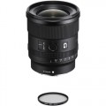Sony FE 20mm f/1.8 G Lens with UV Filter Kit