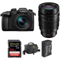 Panasonic Lumix DC-GH5 Mirrorless Digital Camera with 12-60mm and 10-25mm