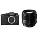 FUJIFILM X-T3 Mirrorless Digital Camera with 56mm Lens Kit (Black)