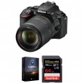 Nikon D5600 DSLR Camera with 18-140mm Lens and Software Kit