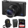 Sony Cyber-Shot DSC-RX100 IV Digital Camera with Free Accessory Kit