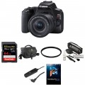 Canon EOS Rebel SL3 DSLR Camera with 18-55mm Lens Deluxe Kit (Black)