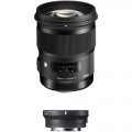 Sigma 50mm f/1.4 DG HSM Art Lens for Sigma SA and MC-11 Mount Converter/Lens Adapter for Sony E Kit