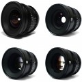 SLR Magic MicroPrime Cine 15, 25, 50, and 75mm Full-Frame Lens Kit (E-Mount)