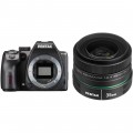Pentax K-70 DSLR Camera with 35mm f/2.4 Lens Kit (Black)