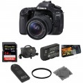 Canon EOS 80D DSLR Camera with 18-55mm Lens Basic Kit