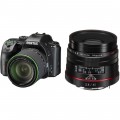 Pentax K-70 DSLR Camera with 18-135mm Lens and 35mm f/2.8 Macro Limited Lens Kit