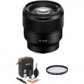 Sony FE 85mm f/1.8 Lens with Lens Care Kit