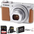 Canon PowerShot G9 X Mark II Digital Camera Deluxe Kit (Silver)
