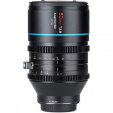 The Sony E-mount 50mm T2.9 Anamorphic 1.6x Lens, from Sirui, is designed for filling a theater screen with rich detail, cinematic bokeh, and artistic lens flairs