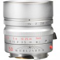 Leica Summilux-M 50mm f/1.4 ASPH. Lens (Silver, Made in Portugal)
