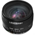 Lensbaby Velvet 28mm f/2.5 Lens for Micro Four Thirds (Black).