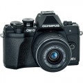 Olympus OM-D E-M10 Mark III Mirrorless Digital Camera with 14-42mm II R Lens (Black)