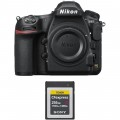 Nikon D850 DSLR Camera Body with Memory Card Kit