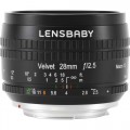 Lensbaby Velvet 28mm f/2.5 Lens for Canon RF (Black).