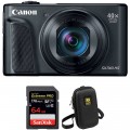Canon PowerShot SX740 HS Digital Camera with Accessories Kit (Black)