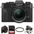 FUJIFILM X-T30 Mirrorless Digital Camera with 18-55mm Lens and Accessories Kit (Black)