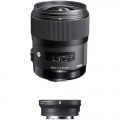 Sigma 35mm f/1.4 DG HSM Art Lens for Sigma SA and MC-11 Mount Converter/Lens Adapter for Sony E Kit