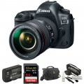 Canon EOS 5D Mark IV DSLR Camera with 24-105mm f/4L II Lens Basic Kit