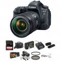 Canon EOS 6D Mark II DSLR Camera with 24-105mm f/4 Lens Deluxe Kit