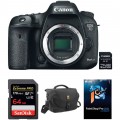 Canon EOS 7D Mark II DSLR Camera Body with W-E1 Wi-Fi Adapter and Accessory Kit