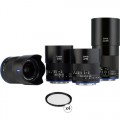 ZEISS Loxia 4-Lens Kit with UV Filters for Sony E