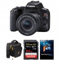 Canon EOS Rebel SL3 DSLR Camera with 18-55mm Lens and Accessory Kit (Black)