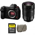 Panasonic Lumix DC-S1H Mirrorless Digital Camera Body with 24-105mm f/4 Lens Kit