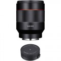 Samyang AF 50mm f/1.4 FE Lens with Lens Station Kit for Sony E