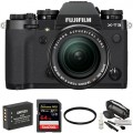 FUJIFILM X-T3 Mirrorless Digital Camera with 18-55mm Lens and Accessories Kit (Black)