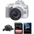 Canon EOS Rebel SL3 DSLR Camera with 18-55mm Lens and Accessory Kit (White)