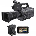 Sony PXW-FX9 6K Camera Kit with Extension, 28-135mm Zoom & Monitor-Recorder-Switcher