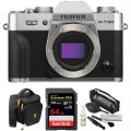 FUJIFILM X-T30 Mirrorless Digital Camera Body with Accessories Kit (Silver)